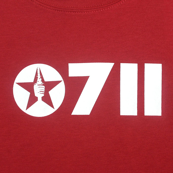 STUTTGART SHIRT "0711 STAR" ROT WEI DAMEN