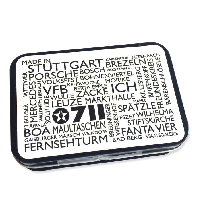 Made in Stuttgart "kreuz+quer" Gummibrchen-Box