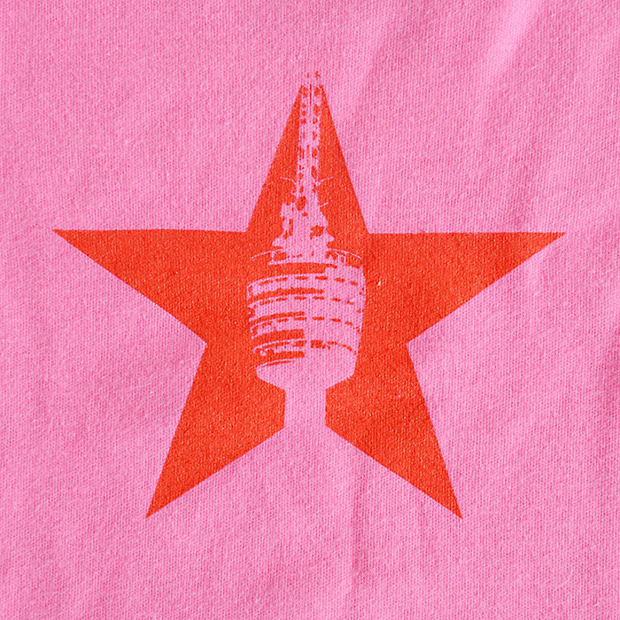 Baby-Shirt "Roter Stern" pink