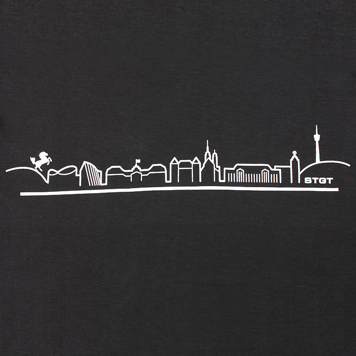 Stuttgart Shirt "Skyline Stuttgart" schwarz