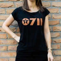 Stuttgart Shirt "0711" glitzert