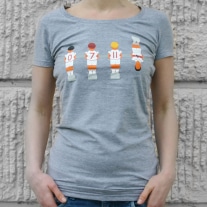 STUTTGART SHIRT "KICKER" GRAU DAMEN