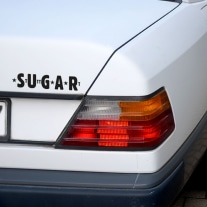 Autoaufkleber SUGAR schwarz